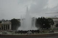 Hochstrahlbrunnen fountain in Vienna