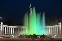 Hochstrahlbrunnen fountain in Vienna