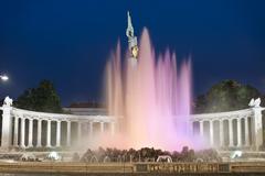 Hochstrahlbrunnen fountain in Vienna