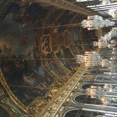 Chandeliers in the Palace of Versailles