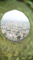 Gwalior city view from the fort