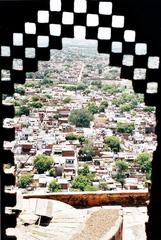 View of Gwalior city from the fort