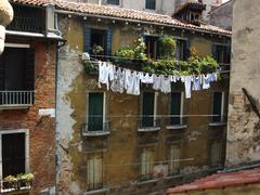 Venice view from Contarini del Bovolo spiral stair