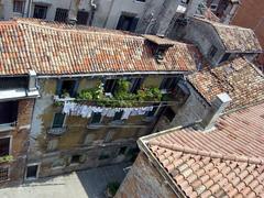 View of Venice from the Belvedere atop the Contarini del Bovolo spiral staircase