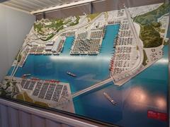 Kwai Tsing Container Terminals Model in Hong Kong Maritime Museum