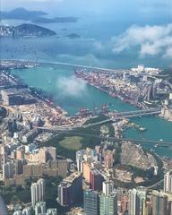 Kwai Tsing Container Terminals aerial view 2017