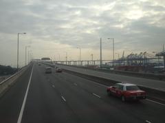 Stonecutters Bridge during daytime