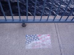 Harvard Bridge with artistic statements