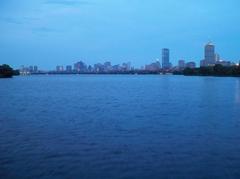 Harvard Bridge over Charles River in Boston