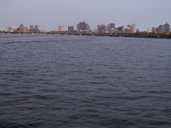 Harvard Bridge over Charles River in Boston