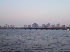 Harvard Bridge over Charles River in Boston