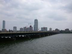 the Mass Ave Bridge spanning the Charles River