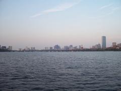 Harvard Bridge over Charles River in Boston