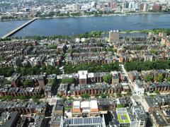 Prudential Tower Skywalk view of Back Bay Boston