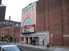 Church Street in Cambridge with a cinema in the Harvard Square neighborhood