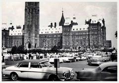 Changing of the Guard on Parliament Hill in Ottawa, 1961