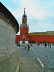 Four chimes of the Kremlin chimes clock in Moscow