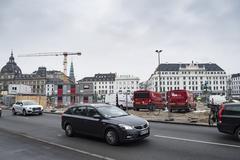 Kongens Nytorv construction site in Copenhagen