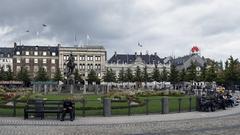 Kongens Nytorv in Copenhagen with the European Environment Agency and the French Embassy