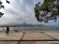 Ma On Shan Promenade Waterfront at Ning Tai Road in January 2023