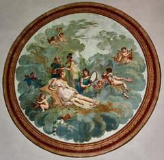 ceiling paintings at Stapel Manor in Havixbeck, Germany