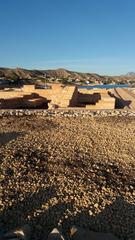 Restored building of the Illeta dels Banyets archaeological site in El Campello