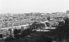 View toward Field Museum along Congress Parkway October 1978