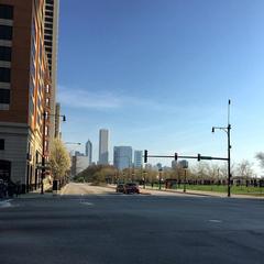 Saturday in Chicago on Michigan Avenue, Illinois