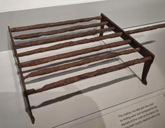 Ancient Roman grill with handle from Pompeii