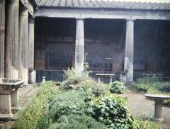 House of the Vettii peristyle in Pompeii