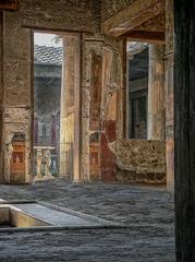 Atrium with impluvium in the House of the Vetti Pompeii