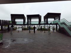 Kwun Tong Promenade Garden in Hong Kong, June 2021