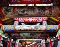 Corridor at Bishan Temple in Taipei, Taiwan