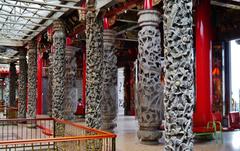 Interior of the Main Hall of Bishan Temple in Taipei, Taiwan