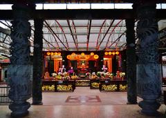 Interior of the Main Hall of Bishan Temple, Taipei, Taiwan