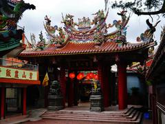 Main Gate of Bishan Temple in Taipei