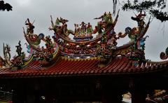 Main Gate of Bishan Temple in Taipei