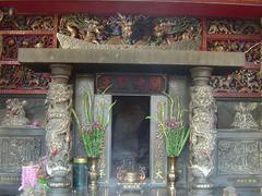 original stone temple of Bishanyan Temple in Taipei, Taiwan