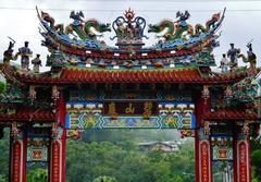 First Gate of Bishan Temple in Taipei, Taiwan