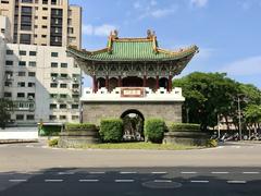 Front view of Xiaonanmen, a historic gate in Taipei