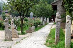 Xi'an cityscape in China with ancient pagoda towers