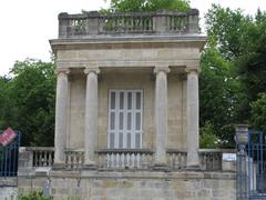 Pavilion at the entrance of Peixotto Park in Talence