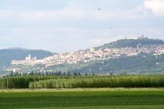 Scenic view of Assisi