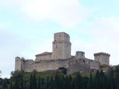 Rocca Maggiore castle in Assisi, Italy