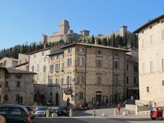 Assisi rocca seen from San Rufino