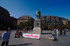 Statue of Jean-Baptiste Kléber on Place Kléber in Strasbourg