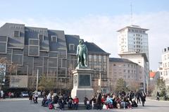 Statue of Jean Baptiste Kléber at Place Kléber in Strasbourg