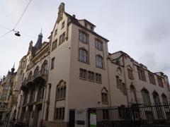 Art Nouveau part of Palais des Fêtes in Strasbourg