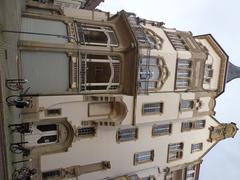 Art Nouveau view of Palais des Fêtes complex in Strasbourg