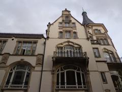 Art Nouveau facade of Palais des Fêtes Strasbourg